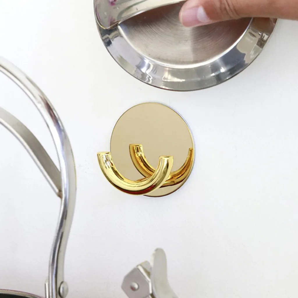 

#38 Hooks Rails Multi-purpose Wall Hooks Creative Simple Wall Coat Hook Living Room Hook Clothing Coat Self-adhesive Home Hooks