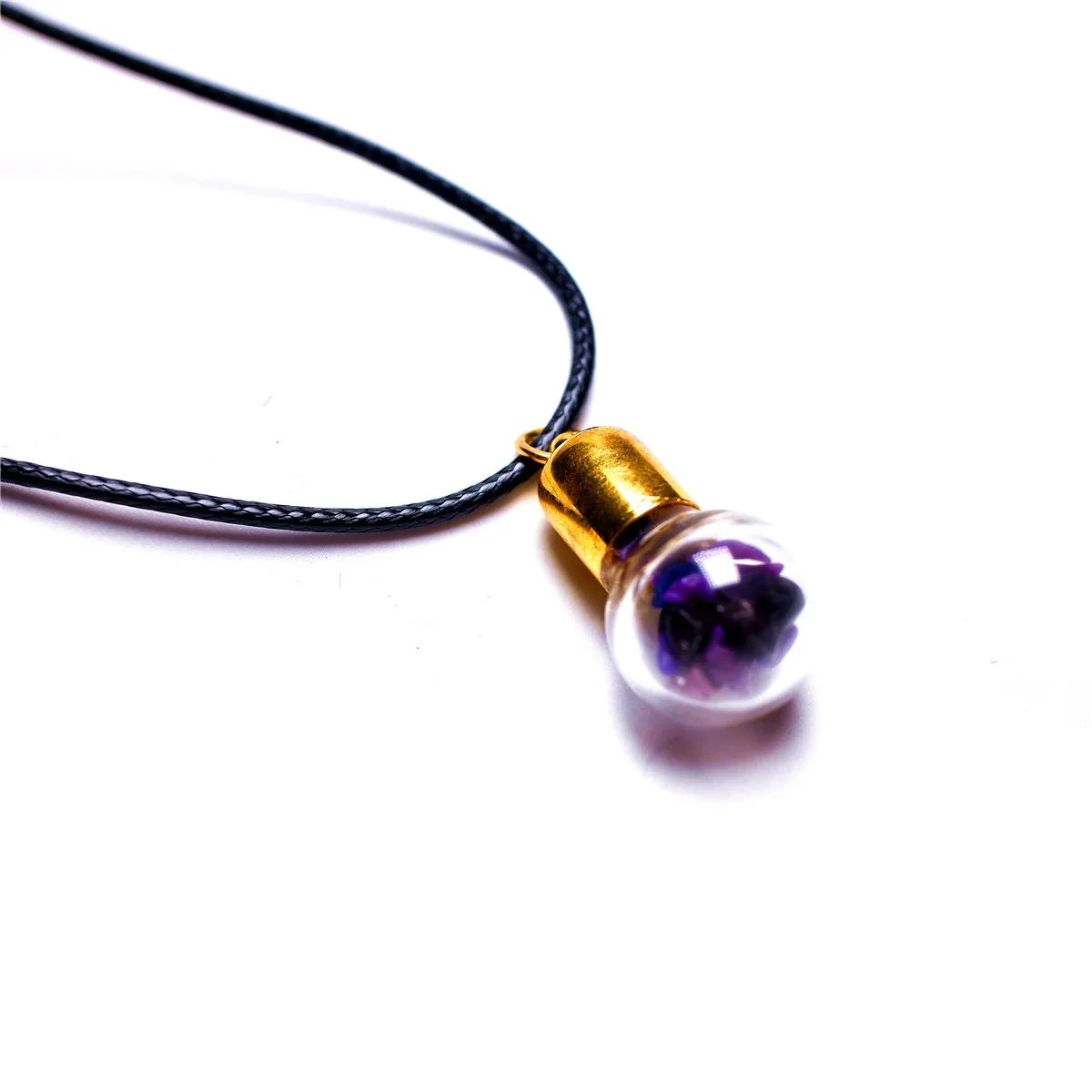Koraba Natural Sugilite Drift Bottle подвеска ожерелье из драгоценных камней Дизайнерские