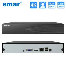 Smar 4K Ultra HD 9CH 16CH CCTV NVR H.265 for 8MP IP Camera Metal Network Video Recorder ONVIF for Security System XMEYE Cloud