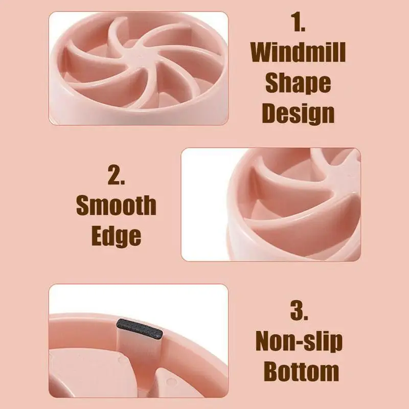 Pet Creative Anti-Slip Slow Food Anti-Sic food Cat Dog Environmental Lynx Plastic Supplies | Дом и сад
