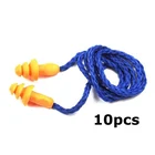 Беруши силиконовые, для снижения шума, многоразовые, 10 шт.лот