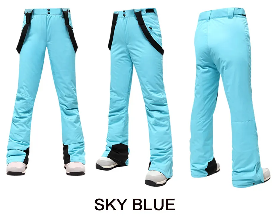MUTUSNOW Skiing Pants Women's New Arrival Ski Trouser Snowboard Female High Quality Snow Pants Windproof Waterproof Breathable