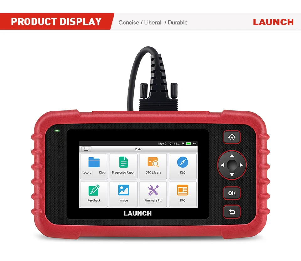 Launch X431 CRP129X Creader CRP129 диагностический инструмент считыватель кодов obd2 launch диагностический сканер автомобильный инструмент PK CRP123 VII