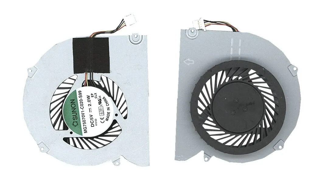 Вентилятор (кулер) для Acer Aspire 5830, 5830T, 5830G, 5830TG Series, p/n: KSB0605HC -AL77, MG75070V1-C020-S99, KSB0605HC -AL1Z