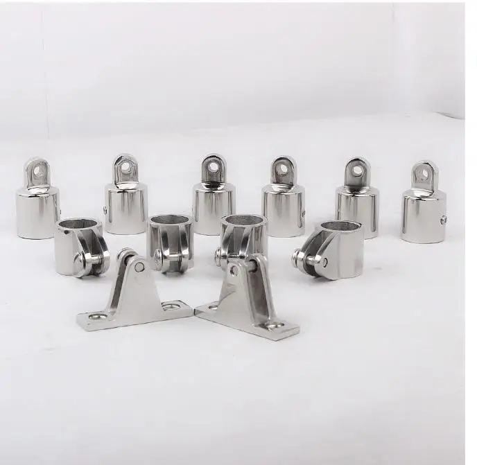 22mm NEW Лук Бимини Топ Лодка из нержавеющей стали аксессуары для яхты морской аппаратуры набор-12 шт. набор из 316 нержавеющей стали - Цвет: 22mm NEW