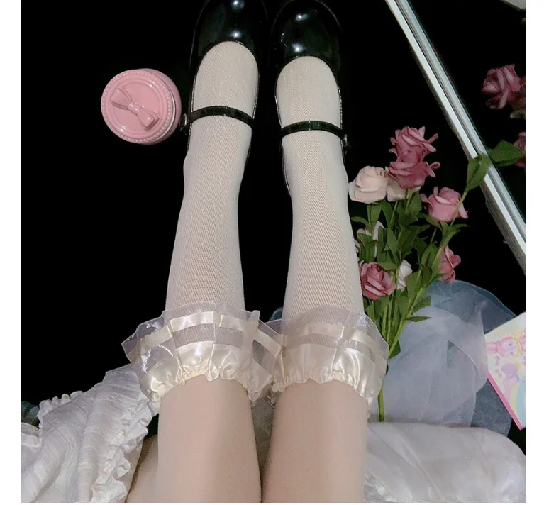 4pair/lot! 2021 New Design Lolita Sweety Lace Stockings Wholesale