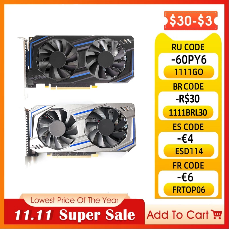 

Компьютерная графическая карта GTX550Ti 6 Гб 2,0 бит GDDR5 NVIDIA PCI-Express HDMI совместимая игровая видеокарта с двойными вентиляторами охлаждения