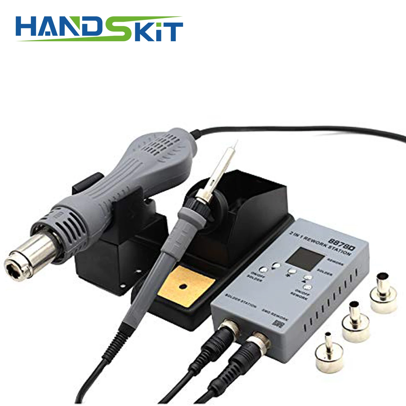 Портативная паяльная станция handskit 8878D автоматическое устройство 2 в 1 для пайки
