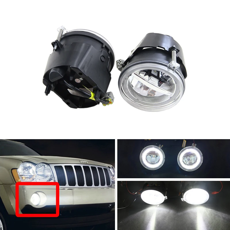 

Комплект светодиодных противотуманных фар в сборе для Jeep Grand Cherokee Commander For Dodge Dakota For Chrysler