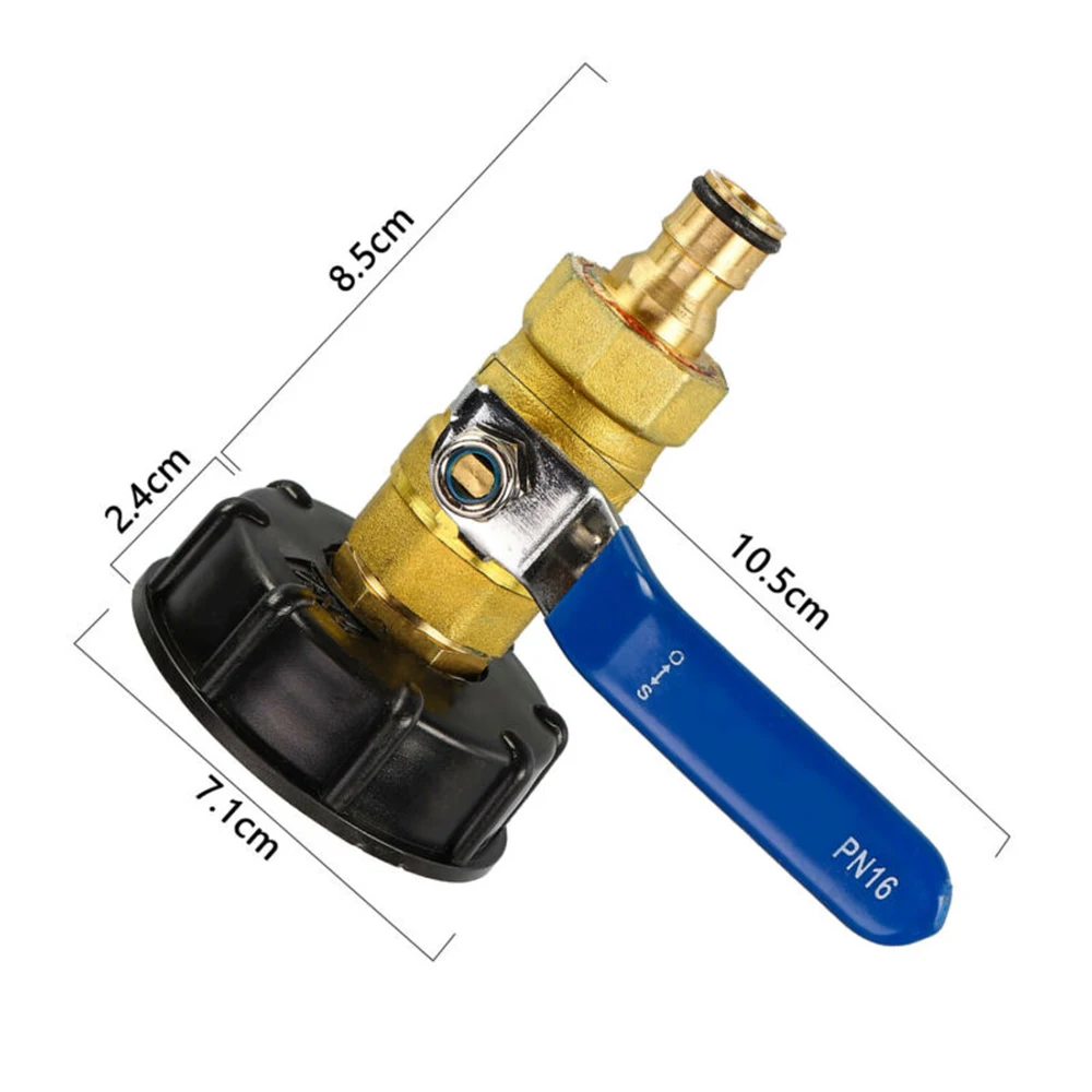 

Corrosion Resistance Adapter Brass IBC 3/4inch Faucet Anti leak Connector