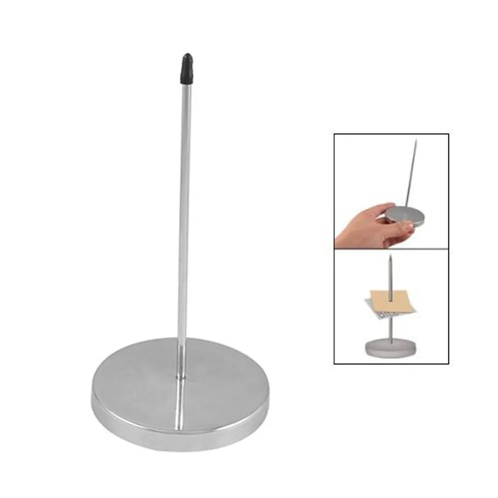 

1Pcs 130mm Straight Rod Holder Spike Stick Bill Fork Fr Receipt Counter Desk Sentence fork Receipt Counter Desk Sentence fork