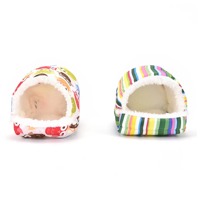 

Plush Soft Guinea Pig House Bed Cage For Hamster Mini Animal Mice Rat Nest Bed Hamster House Small Pet Products