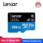Lexar micro sd 512 ГБ 633x UHS-I карта флэш-памяти SDXCSDHC 32 Гб 64 Гб 128 ГБ 256 Гб microsd для GoproDJInintendo switch