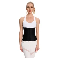 abdominal belt shaping corset postpartum 25 bone waist latex slimming girdle zipper belly belt gaine colombienne waist trainer