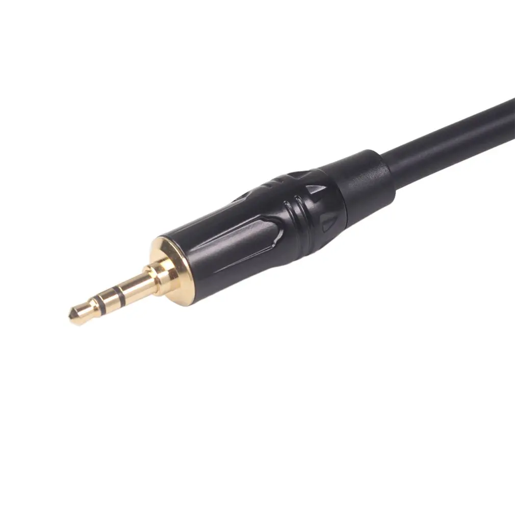 

30cm RCA Cable 2RCA to 3.5mm audio cable male Audio rca aux Cable Gold-plated Video Line Camera Audio Cable Adapter Cable
