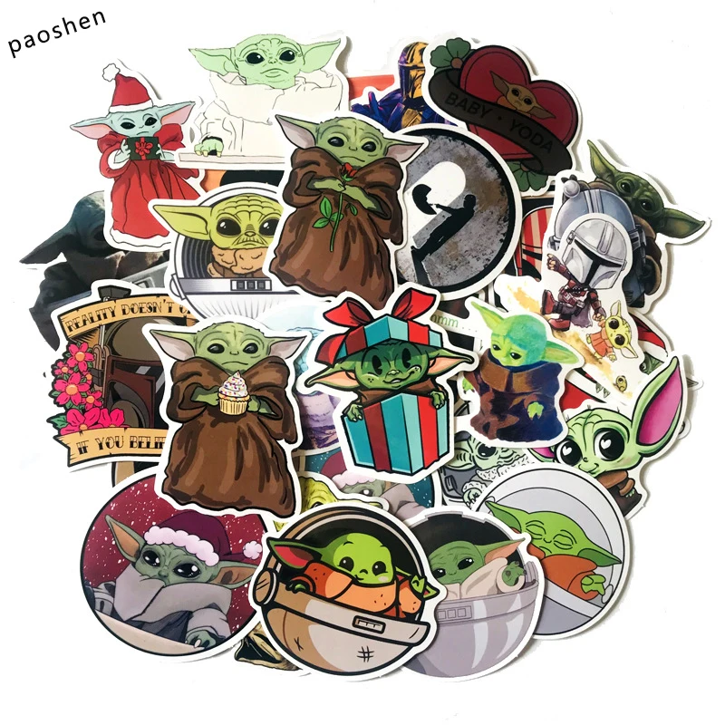50 шт. мандалорские Звездные войны Детский стикер &quotйода&quot Скрапбукинг