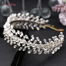 YouLaPan – bandeaux de cheveux en perles pour femmes, bijoux, strass, diadème de mariage, bandeau pour mariée, HP351