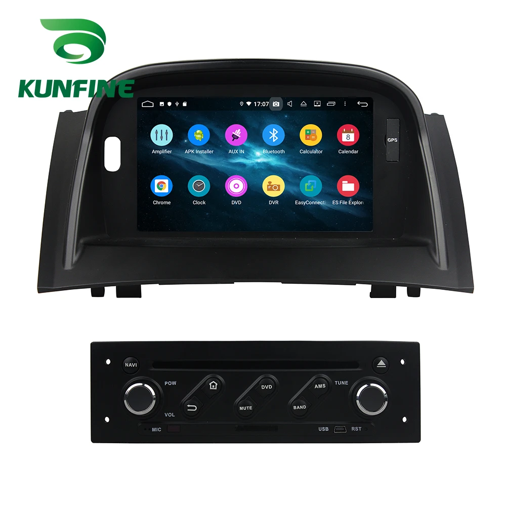 Android 9.0 Octa Core 4GB RAM 64GB Rom Car DVD GPS Multimedia Player Car Stereo for RENAULT Megane II 2004-09 Radio Headunit