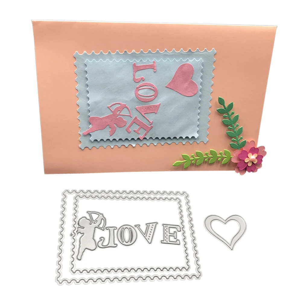 Love Cupid DIY тиснение прессформы для резки изготовление бумажных карточек