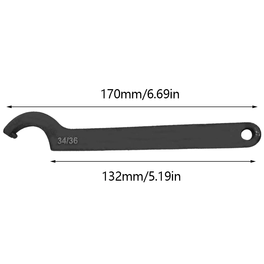 

C Hook Spanner Wrench Multifunction Steel Mill Holder Half Moon Wrench40-42/34-36 For Kengtu Motorcycle And All Terrain Vehicle
