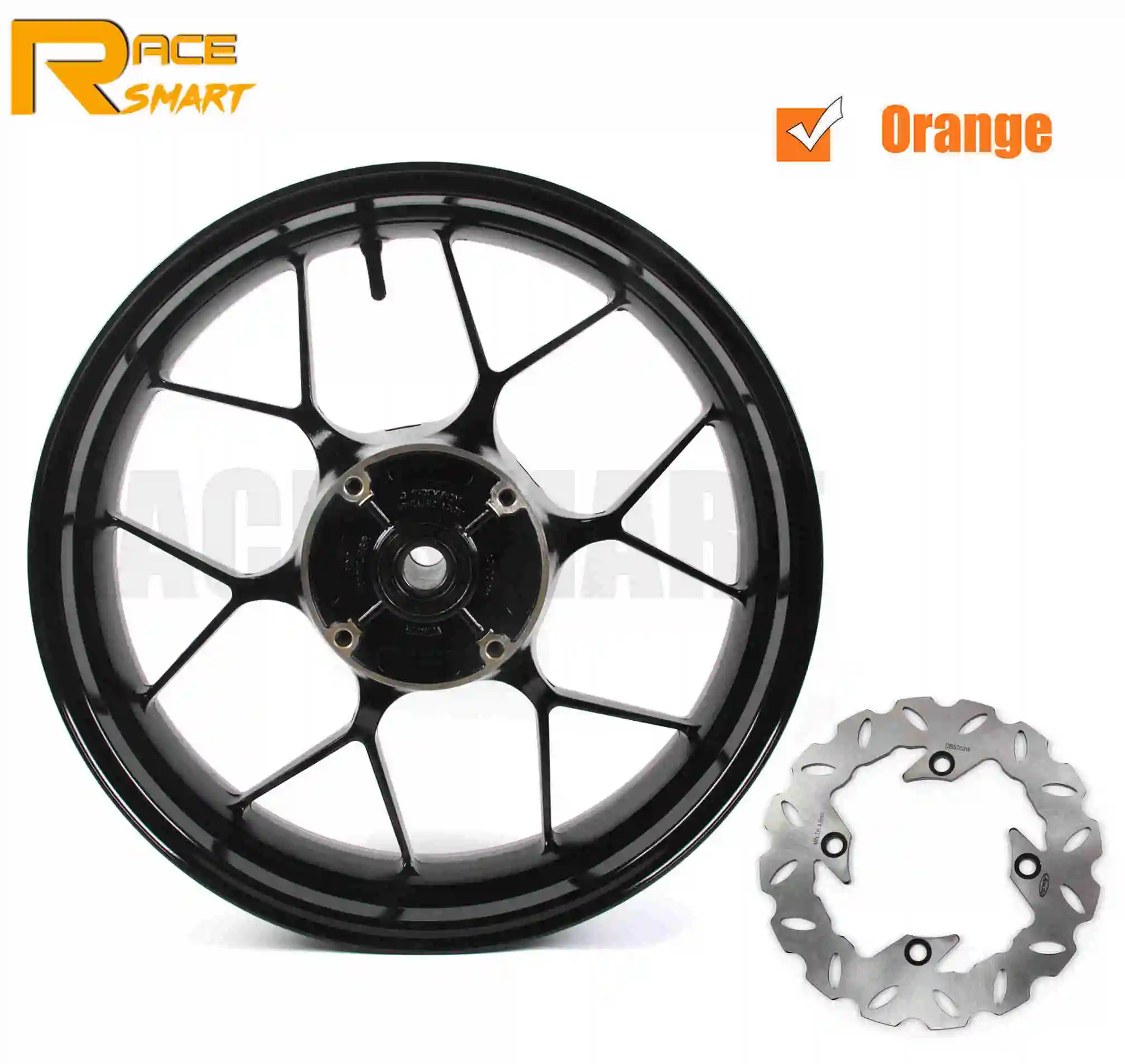 Orange wheel rim Для Honda CBR600RR 2007- обода колеса мотоцикла обода заднего колеса диски мотоциклов диски CBR 600RR 2013 - Цвет: Orange wheel rim