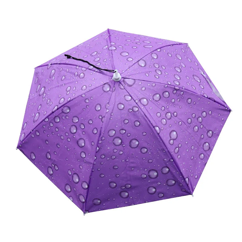 Переносная головная шляпа-зонтик шапка для рыбалки анти-дождь рыбалка