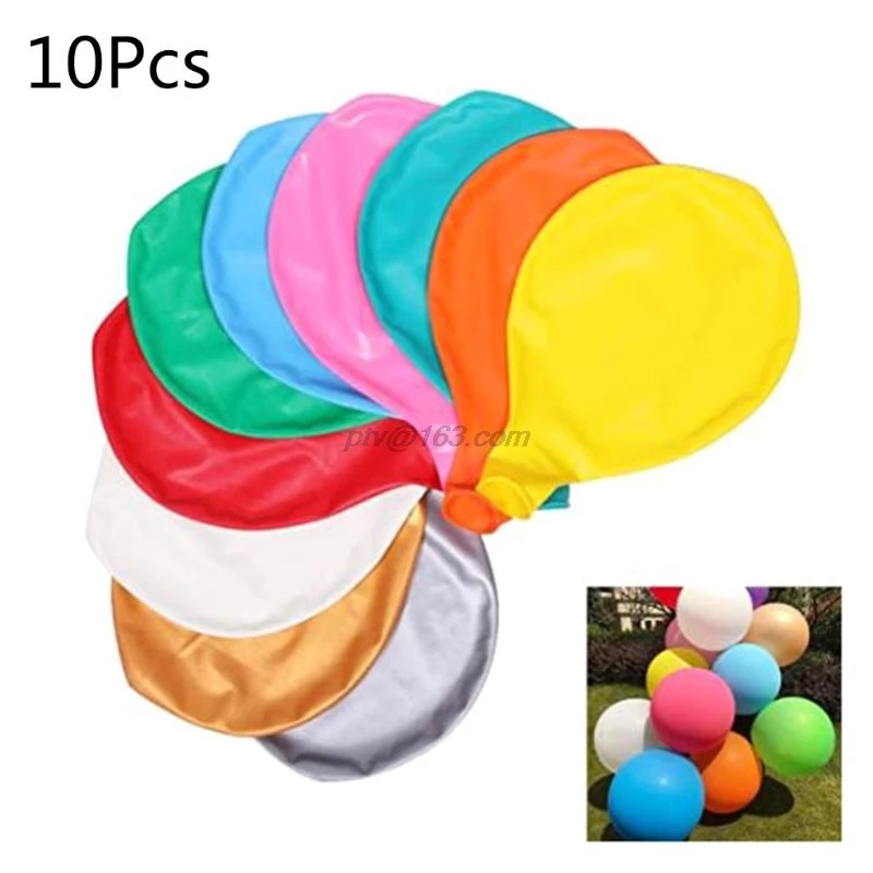 

10pcs 36 Inch Giant Balloon Round Inflable Latex Jumbo Thick Balloons Wedding Birthday Party Decoration