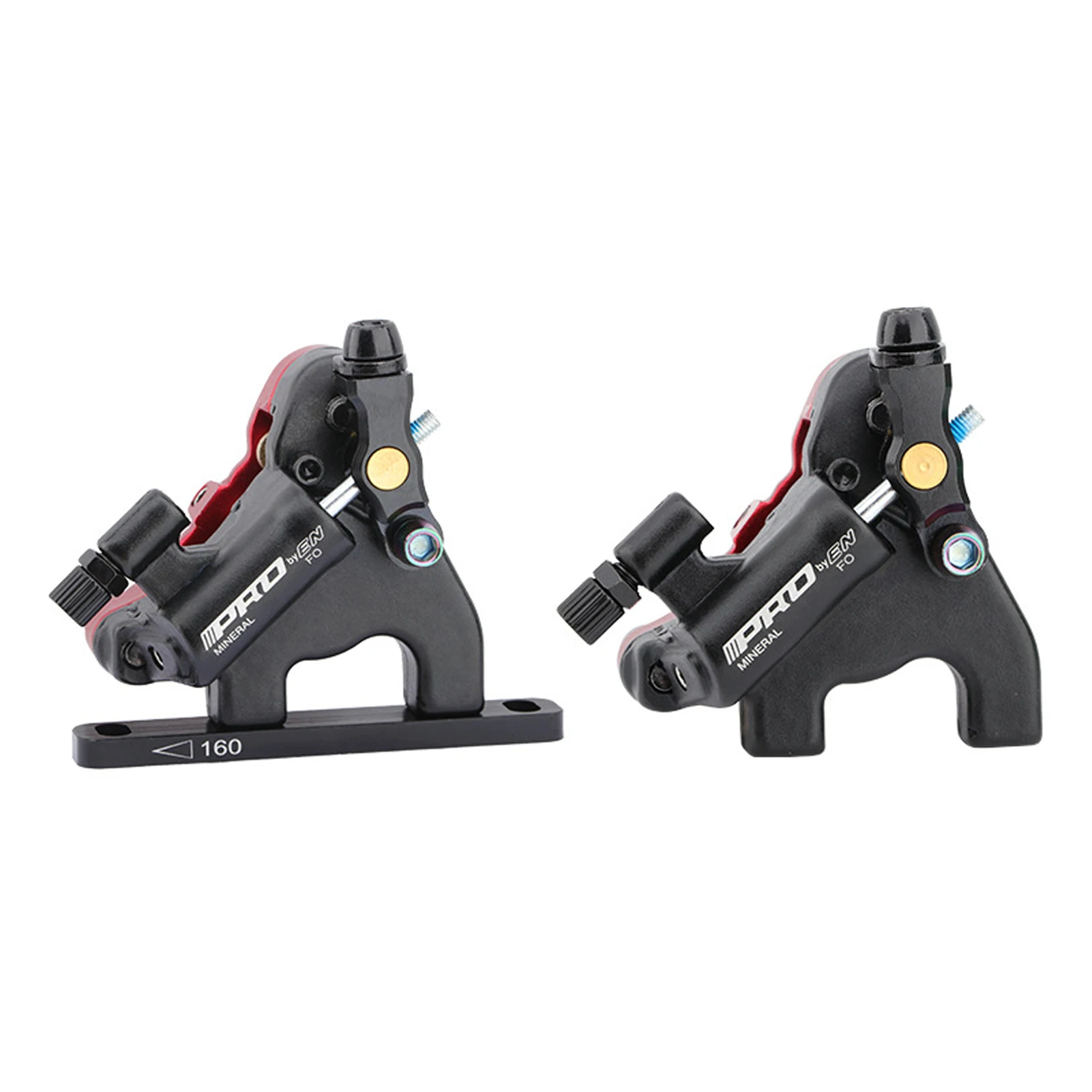 

1pair Cycling Front Rear Mountain Bike Durable Road Bicycle Hydraulic Disc Brake Calipers Line Pulling Accessoires Easy Install