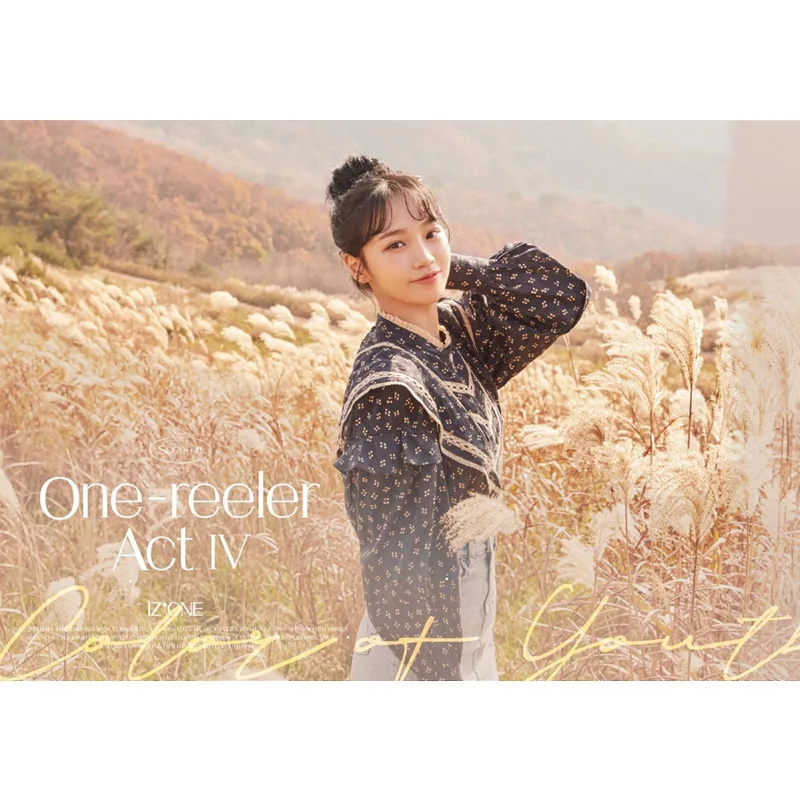 

IZONE New Album One-reeler Act IV 12PCS/Set Posters Wall Decoration Sticker Home Decor