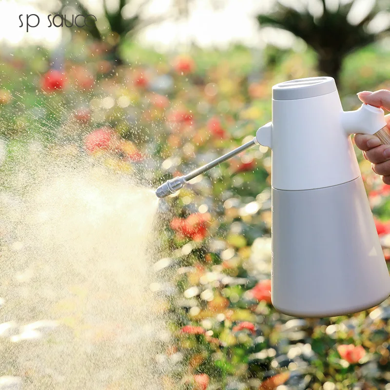 1400ML Japan Electric Garden Sprayer Automatic Plant Watering Bottle Adjustable Nozzle Alcohol Disinfection Sprayer Bottles