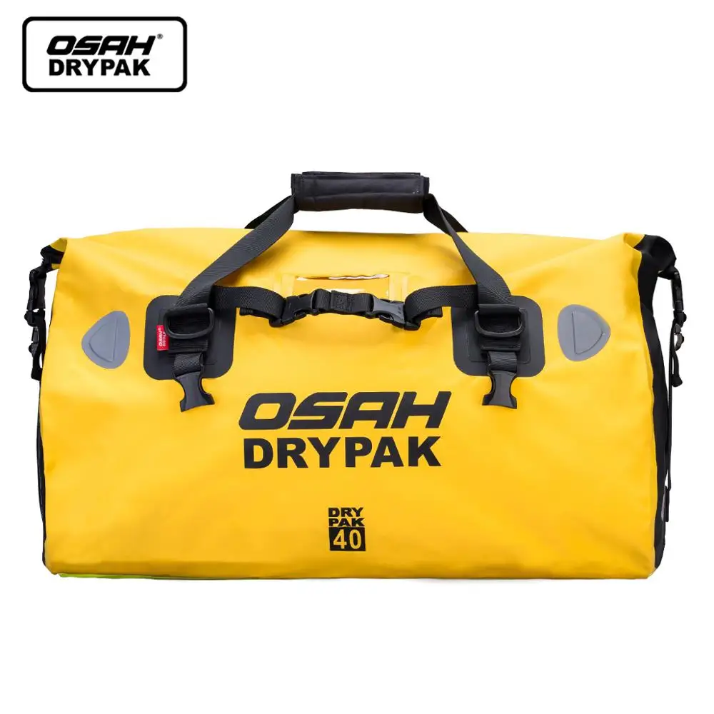 Motorcycle Travel Dry Bag Waterproof Duffle Bag OSAH DRYPAK Moto 25L/40L/60L Motorbike Motocross Motorcycle Rear Seat Tail Bag waterproof motorcycle rear tail bag travel dry bag osah drypak moto 40 60liter motorbike luggage backpack motorcycle seat bag
