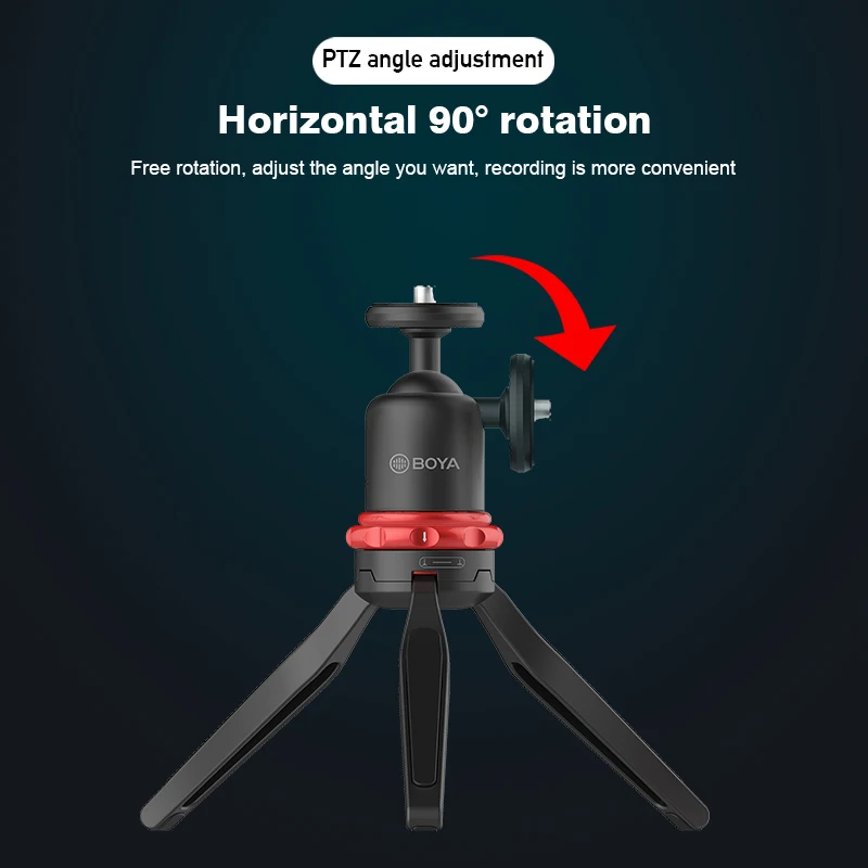 BOYA видео Запись микрофон светодиодный светильник штатив Зажим для телефона