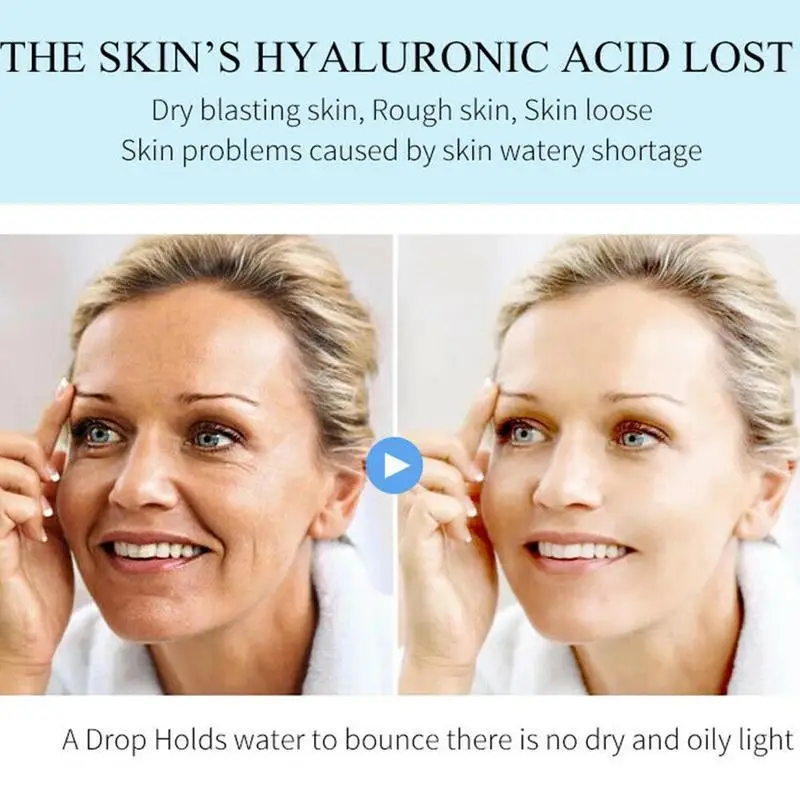 

15ml Hyaluronic Acid Serum Face Anti Anti Aging Fades Serum Nourishing Shrink Pores Whitening Moisturizing Face Wrinkles P4Z6