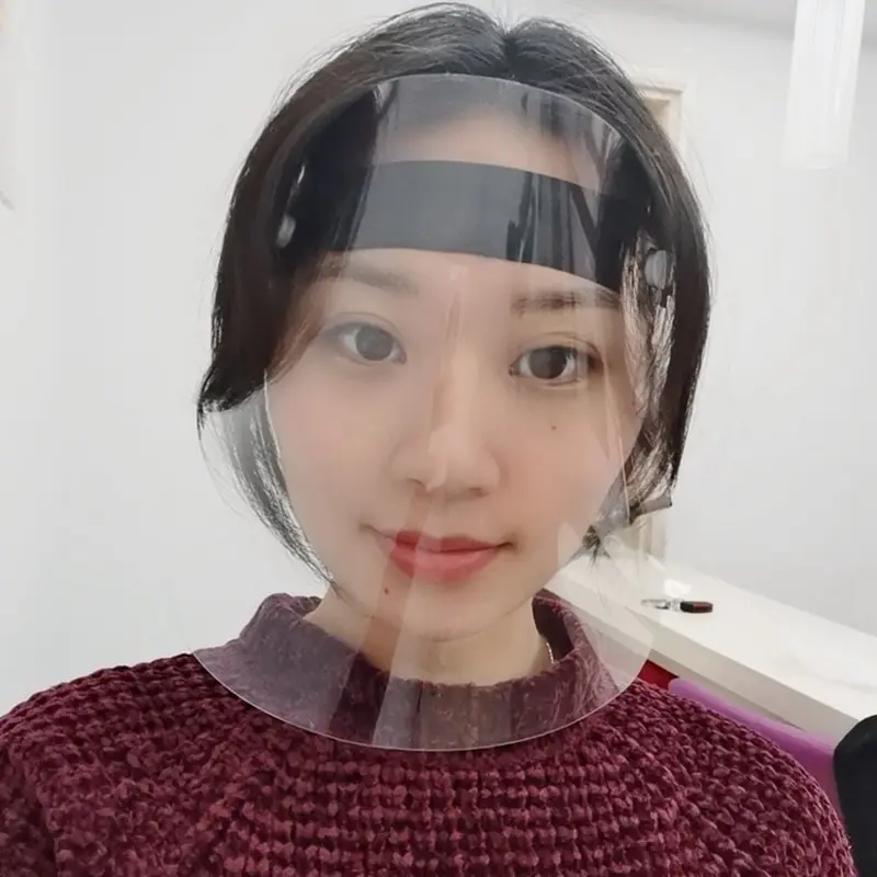 Прозрачные эластичные пластиковые защитные листы экранные запасные козырьки