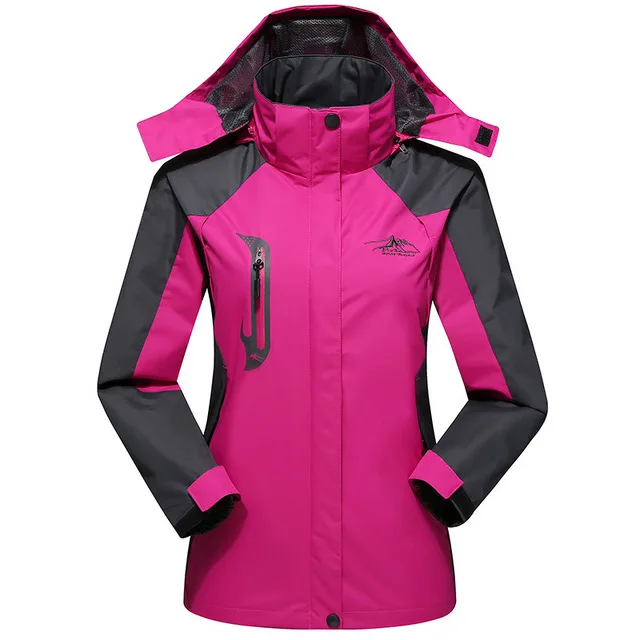 SJ-Maurie L-4XL, лыжный костюм, куртка, пара, ветровка, для сноубординга, дышащая, для мужчин, женщин, зимняя спортивная куртка, для пеших прогулок, снежный набор - Цвет: womenRO