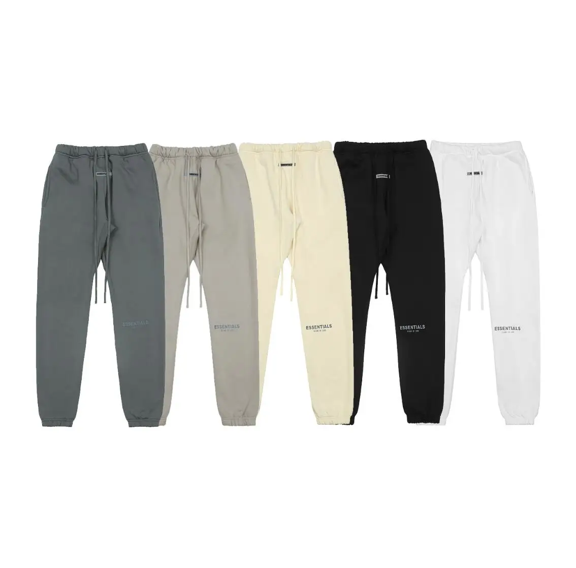 

High Street Tide Reflective Drawstring Plus Velvet Sweatpants Boyfriend Gifts Christmas Season Gifts men fashion