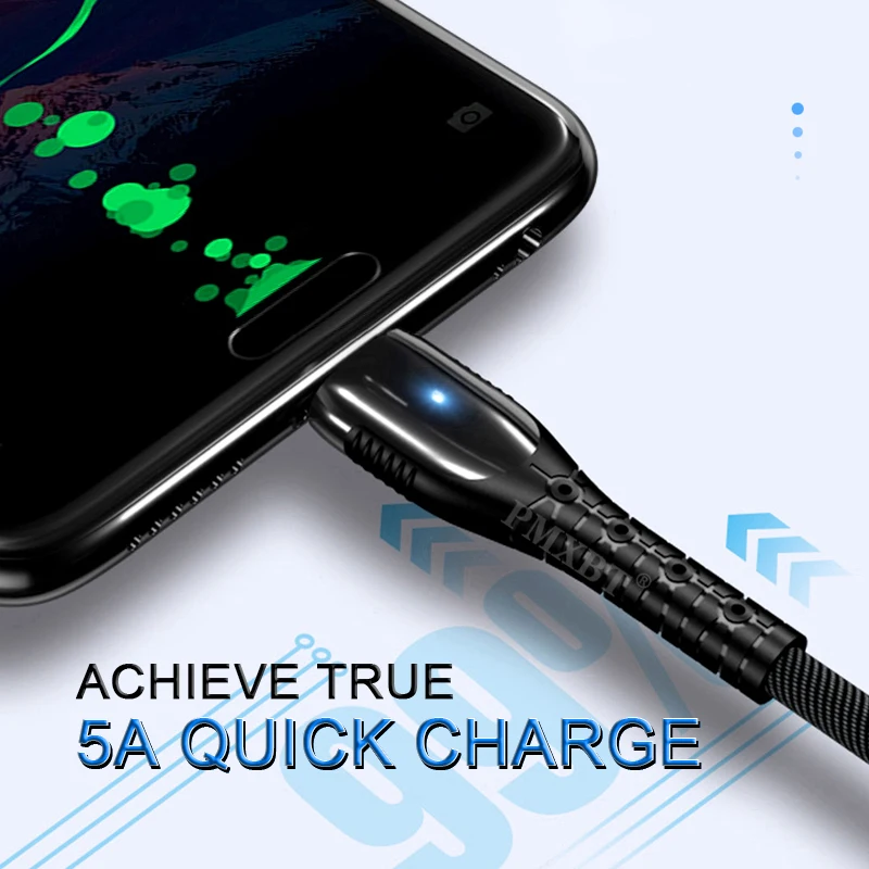 5А USB C кабель QC 4 0 3 SCP зарядное устройство для Huawei P40 P30 Mate 30 20 Pro Supercharge Быстрая