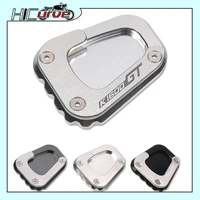 for bmw k1600b k1600gt k1600gtl k1600 b gt gtl 2017 2020 2019 cnc kickstand foot side stand extension pad support plate enlarge
