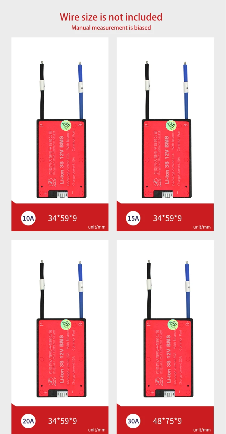 Литий-ионный аккумулятор bms 3s 12V 10A 15A 20A 30A 40A 50A 60A BMS 11,1 V 12,6 V 18650 комплекты литиевых батарей BMS с сбалансированный версия для е-байка