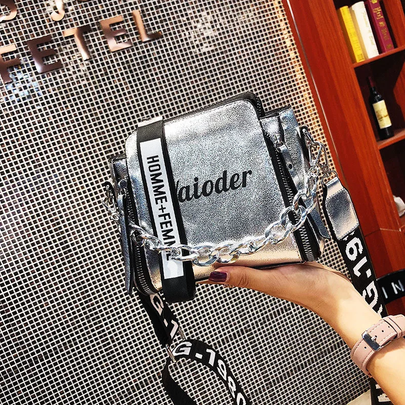 Сумка для мобильного телефона Разноцветные сумки через плечо женщин на молнии