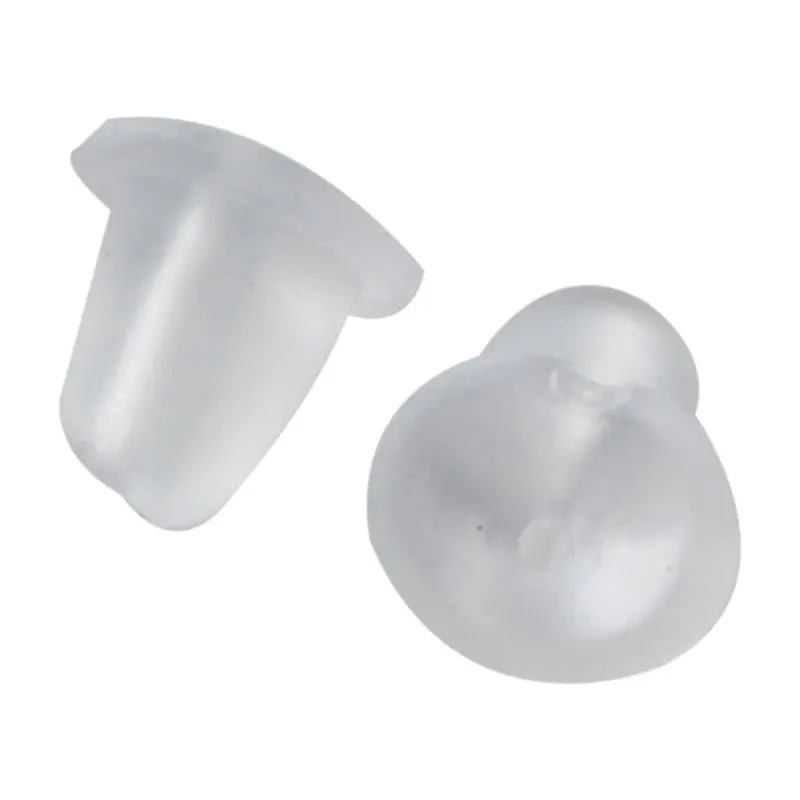 

500 шт. DIY полезно Пластик серьги задняя фиксаторы уход за кожей лица Маска ушной серьги-гвоздики для ушей, прозрачный цвет