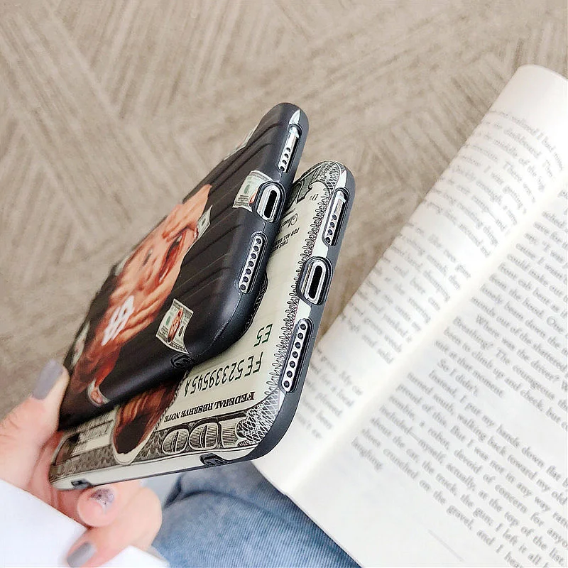 From Jenny Illustrator мальчик для iPhone x xr xs max 6 6s 7 8 плюс доллар для телефона с полосками и мягкий защитный чехол