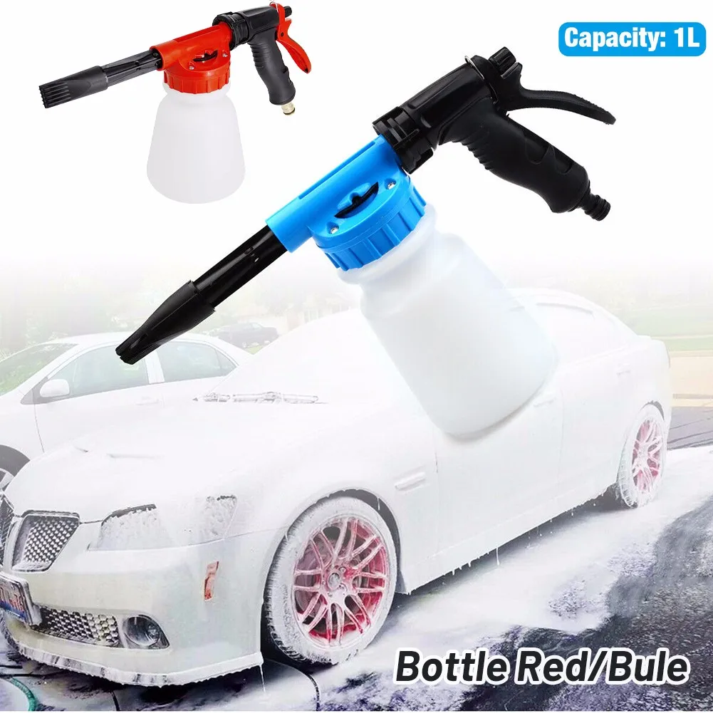 

W/ Bottle Car Wash Spray Gun 1000ml ABS Propylene Adjustable Scale Dial Foam