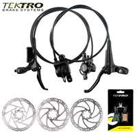 tektro hd m285 mtb hydraulic disc brake set clamp mountain bike frontrear brake caliper update bike accessories part