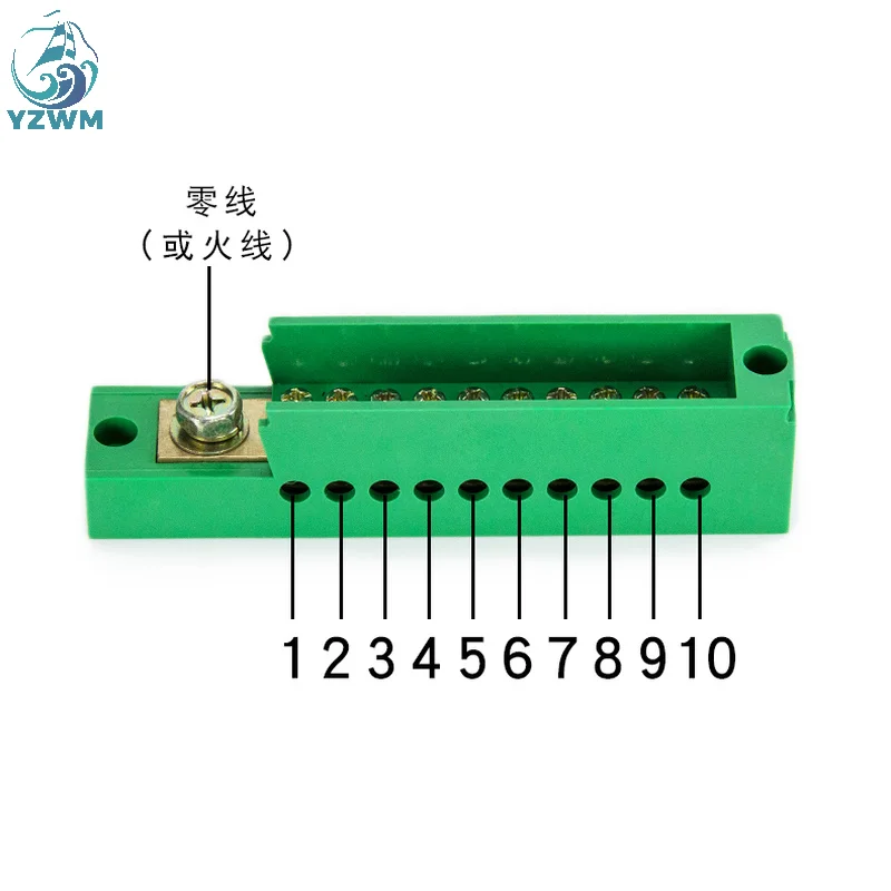 Однополюсная распределительная коробка один в десять Fj6 измерительная