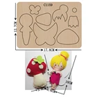 Новые деревянные штампы в виде грибов для скрапбукинга