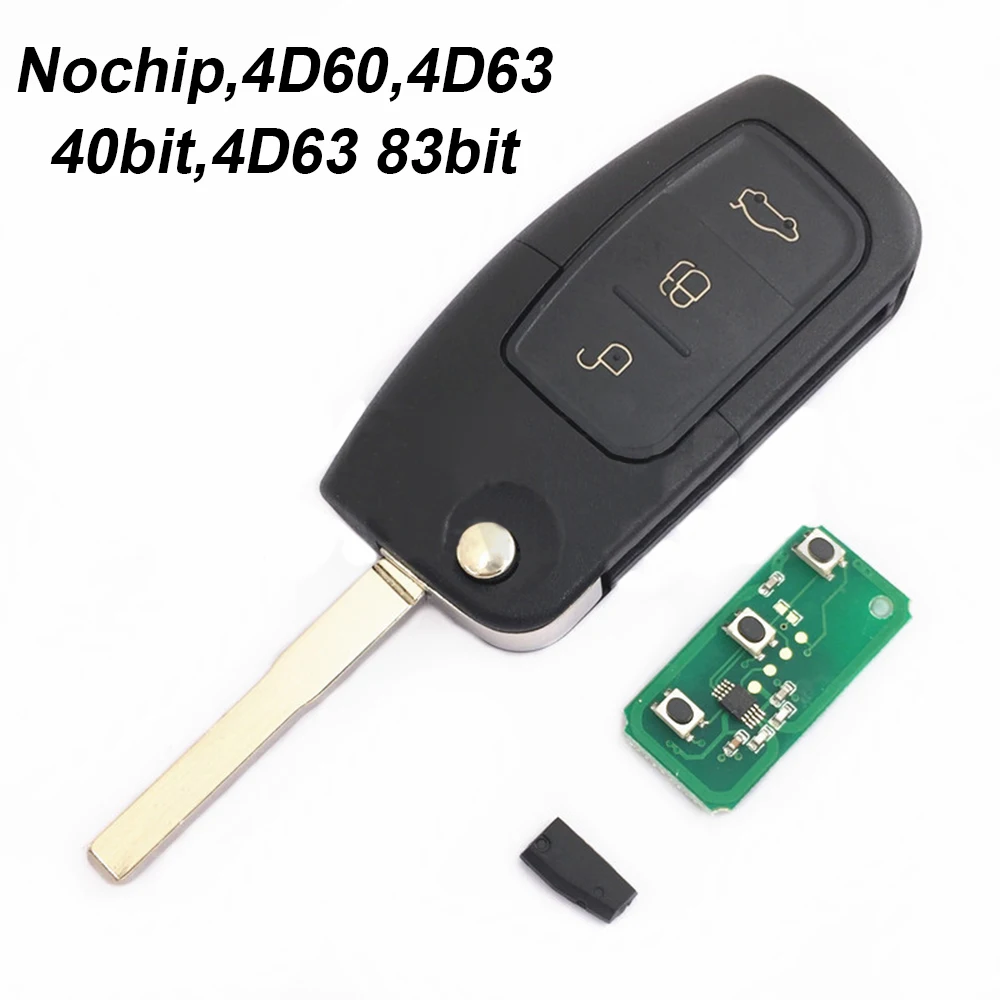 Автомобильный Дистанционный ключ 433 MHz Engineering Pplastic+ медь для Ford Fusion Focus Fiesta Galaxy HU101 Blade Автомобильный ключ