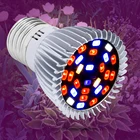 Светодиодная лампа для выращивания растений, E27, E14, 220 В, полный спектр, гидропонсветильник лампа, 18 Вт, 28 Вт, фотолампа для выращивания цветов