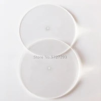 9 5 inch acrylic round cake disk 2pcs cake discs circle base boards with center hole