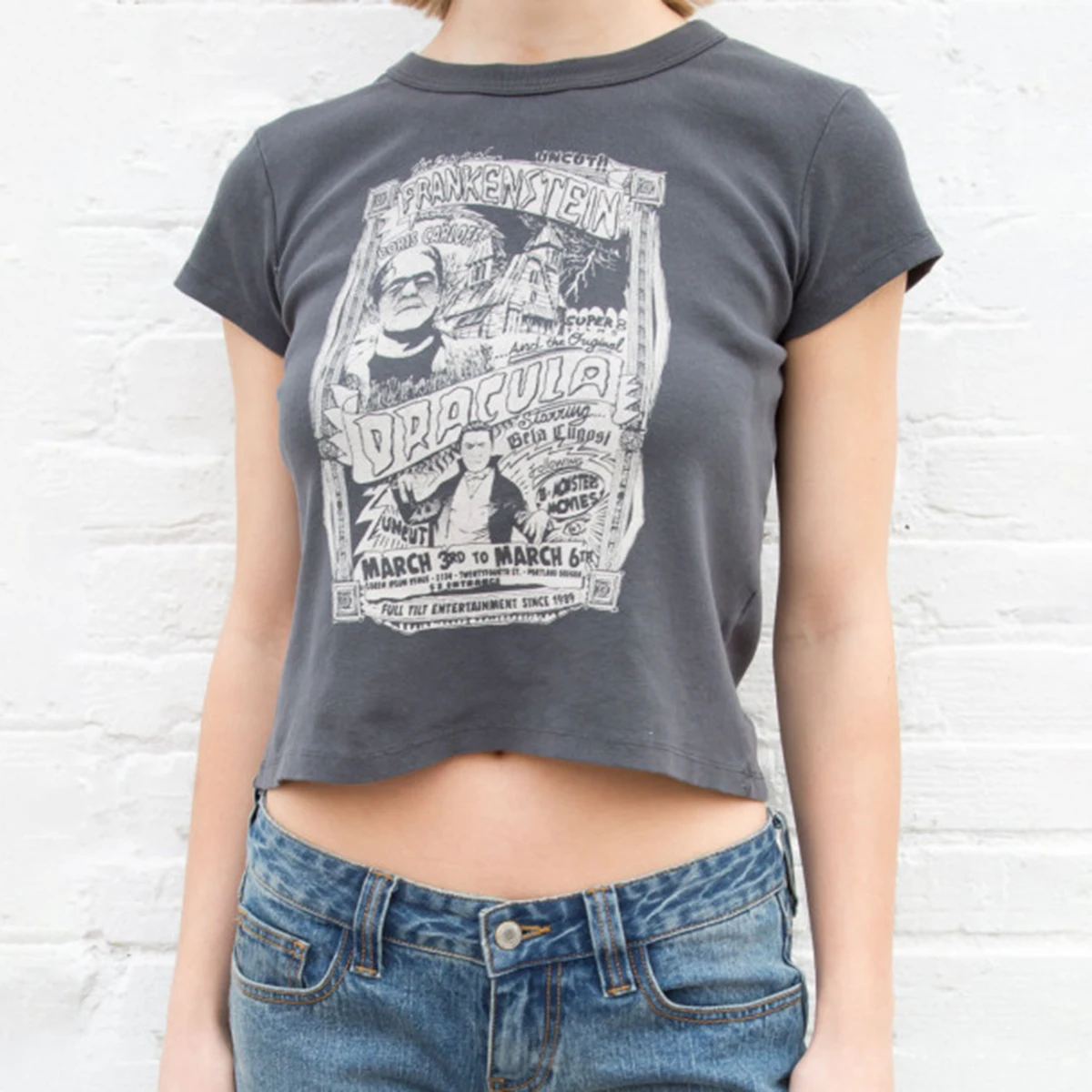 Женская Винтажная футболка с мультипликационным принтом, Приталенная футболка с круглым вырезом и коротким рукавом, Повседневная Уличная одежда, лето 2021